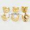 Imitation gold rings assortment