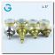 High quality 1.5 inch brass back connection propane gas pressure meter