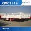 CIMC Triangle Tyre Dropside Tow Behand Animal Fence Semi Trailer