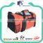Heavy duty travel duffle bag with logo and compartments