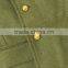 2015 new style 100% cashmere classic army grey 100 cashmere coat