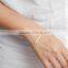 Newest Fashion Gold Plated 925 Sterling Silver Bar Bracelet