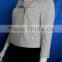 Long sleeve cardigan woven fashion design lady blouse