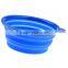 Good quality useful 2015 novelty pet bowls silicone foldable