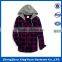 Custom Made New Design Cheap Plaid Flannel Shirt With Hood