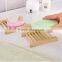 hot sale wood natural soap dish / simple shower wooden soap holder / wood soap rack