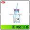 360ml single wall bpa free plastic milk bottles with screw cap