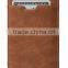 Oem Simple Genuine Vintage Leather Slim money clip RFID Card Holder