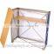 tool free assemble foldable aluminum display table