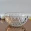 Clear salad glass bowl wholesale large capacity