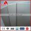 SGS silver pvdf coated aluminium plastic plate