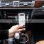 Mobile phone portable double usb port car charger dual car usb charger holder