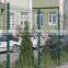 pvc coated welded wrought iron fence with folds
