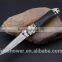 gift foldable knife with flashlight germany army clasp knife