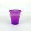 7OZ disposable rainbow color pp plastic cup custom plastic cup