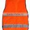 customized safety vest with back pockets, multifunction safety workwear with pocekets and zipper