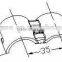 JY-13|Galvanized Stamping SPCC Pipe rack connector joint
