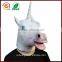 Wholesale Birthday Party Supplies Creepy Halloween Costume Rubber Animal Unicorn Head Mask