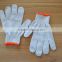 7G/10G cheap white knit cotton gloves