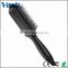 Newest Tourmaline Ceramic PTC heating electric brush hair straightener black