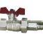Household gas pipe connection valve