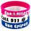 Cheap wholesale promotion use silicone id bracelets with custom design logo