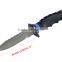ABS Handle Sharp Serrated Global Seaman Titanium Knife Blade