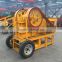 Hot sale stone crusher with diesel engine, mobile jaw crusher PE250*400 with CE