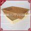 Wholesale quality pp rattan synthetic plastic empty wicker picnic basket