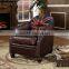 Traditional American Replica Chesterfield Genuine Leather Sofa With Cushion
