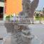 White marble angel fountains