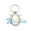 2015 best sale Sublimation heart shape key chain