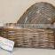 100%Handmade willow Garden wicker basket for flower plants with plastic liner wicker flower pots