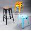 Strong iron chair with garden furniture outdoor