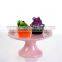 2015 new promotion color ceramic cake plate cake holder cake stand for wedding
