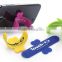 cute phone Touch-U silcone stand for promotion