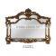 French antique wall mirror and console table