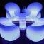 Nightclub illuminated modern led glowing banquet hall tables