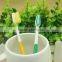 Rubber handle small head natural bristle Child toothbrush