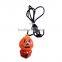 led glowing pumpkin necklace for halloween party