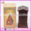 2017 Wholesale cheap flat roof wooden incense holder for sale W02A260