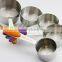 New products 5 pieces set stainless steel powder measuring spoons