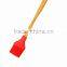 Silicone Dough scraper dough spatula wood handle