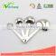 WCJ599 Good Quality Stainless Steel Measuring Spoon ,Set of 4,Love Heart Shape