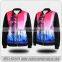 Custom quilted bomber jacket , safety reflective jacket