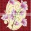 super soft 3D floral & plant screen stamped micro plush mink royal blanket
