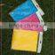 PE Disposable Yellow Poncho with Customers' Logo