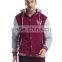 2016 newest orginic cotton heavy weight man thin hoodies zipper hoodie