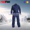 navy winter coverall workwear uniform with reflective tapes