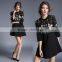 OEM fashion latest ladies summer embriodery dress , women wholesale cotton dress